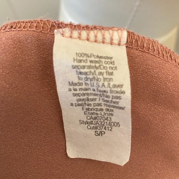 H.I.P Pink Short Sleeve Cut Out Top Small - Picture 5 of 8